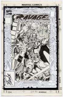 Ryan, Paul - Paul Ryan Ravage 2099 #1 Cover Original Art (Marvel, 1992)....