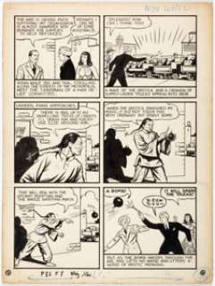 Costanza, Pete | Pete Costanza Whiz Comics #10 Story Page 2 Ibis the Invincible Original Art (Fawcett, 1940).... | Heritage
