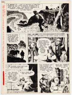 Toth, Alex - Alex Toth Four Color #1024 "Disney‘s Darby O‘Gill" Story Page 17 Inscribed Original Art (Dell Publ., 1959)....