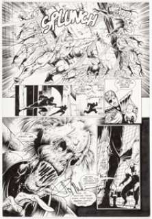 Medina, Angel - Angel Medina, Bob Dvorak, and Others Dreadstar Story Pages Original Art Group of 5 (First, 1989-91).... (Total: 5 Original Art)