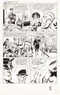 Kirby, Jack | Jack Kirby and George Roussos (as G. Bell) Sgt. Fury #4 Story Page 6 Original Art (Marvel, 1963).... | Heritage