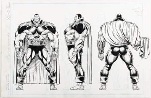 Pollard, Keith | Keith Pollard and Joe Rubinstein Official Handbook of the Marvel Universe Master Edition #24 Drax the Destroyer Il... | Heritage