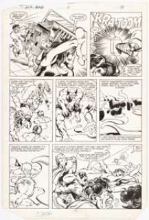Ditko, Steve | Steve Ditko and John Byrne The Avengers Annual #13 Story Page 31 Original Art (Marvel, 1984).... | Heritage