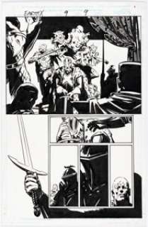 Leon, John Paul - John Paul Leon and Bill Reinhold Earth X #9 Story Page 9 Original Art (Marvel, 1999)....