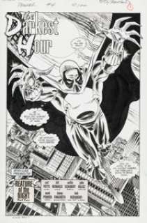 Reinhold, Bill - Bill Reinhold The Prowler #4 Splash Page 1 Original Art (Marvel, 1995)....