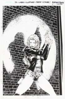 Ching, Brian | Brian Ching and Duy Truong (as D-Tron) Witchblade #51 Cover Original Art (Image, 2001).... | Heritage