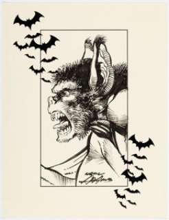 Adams, Neal | Neal Adams - Man-Bat Sketch Original Art (undated).... | Heritage