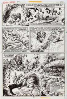 Kane, Gil | Gil Kane and Rudy Nebres John Carter Warlord of Mars #8 Story Page 30 Original Art (Marvel, 1978). ... | Heritage
