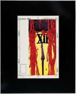 John Higgins [Dave Gibbons Printed Blue Lines] | Watchmen #12 Cover Color Production Art (DC, 1987).... | Heritage