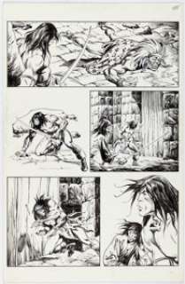 John Buscema And Alfredo Alcala | Marvel Comics Super Special #2 Savage Sword of Conan Story Page 45 Original Art (Marvel, 1977). | Heritage