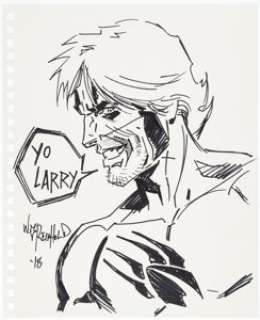 Bill Reinhold - the Badger Sketch Original Art (2018). |  | Heritage