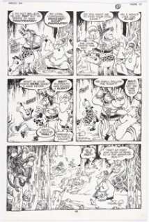 Sergio Aragonés | Sergio Aragonés’ Groo the Wanderer #34 Story Page 10 Original Art (Marvel, 1987). | Heritage