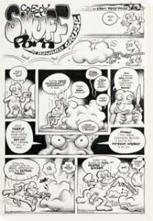Howard Cruse Dancin’ Nekkid With the Angels Complete 3-Page Story "Creepy Snuff Porn" Original Art (Kitchen Sink Press, 1987). (Total: 3 Items) | Heritage