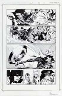 Jim Cheung and Mark Morales Infinity #6 Story Page 13 Original Art (Marvel, 2014). | Heritage