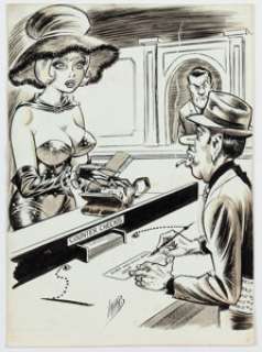 Bill Ward Laugh Digest August-1964 Single Panel Gag Cartoon Illustration Original Art (Humorama, 1964). | Heritage