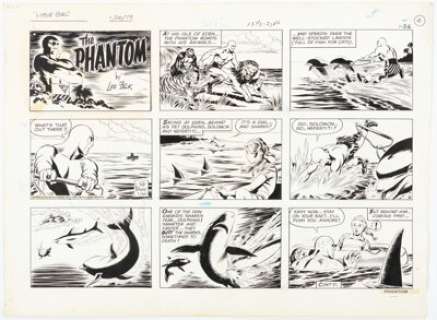 Sy Barry The Phantom Sunday Comic Strip Original Art dated 1-26-75 (King Features Syndicate, 1975). | Heritage