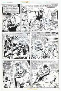 Sal Buscema and Joe Staton The Avengers #127 Story Page 17 Original Art (Marvel, 1974). | Heritage