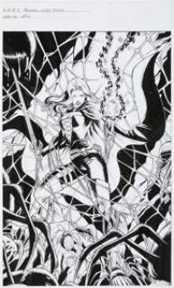 Wellinton Alves Brian Pulido‘s Medieval Lady Death #6 Splash Page 22 Original Art (Avatar Press, 2005).