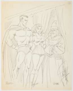 Bill Everett - Namor the Sub-Mariner Sketch Original Art (c. 1960s). | Heritage