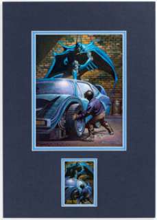 John Bolton Batman: Saga of the Dark Knight #22 "Jason Todd" Trading Card Painting Original Art (Skybox, 1994).