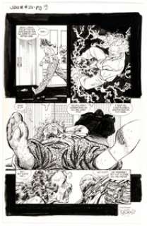 John Byrne John Byrne‘s Next Men #24 Story Page 19 Original Art (Dark Horse, 1994).