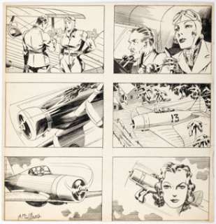 Al McWilliams Flying Aces Magazine Illustration Original Art (Periodical House, Inc., c. 1938-40). | Heritage