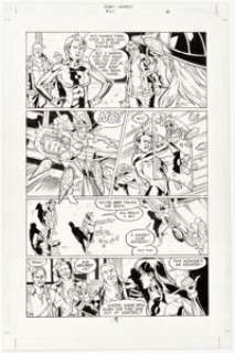 Jamal Igle and Scott Elmer Green Lantern #157 Story Page 6 Original Art (DC, 2003).