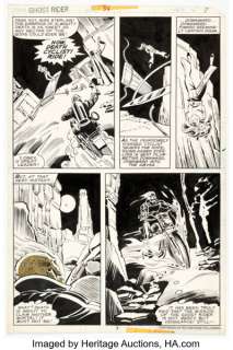 Don Perlin Ghost Rider #38 Story Page 5 Original Art (Marvel, 1979). | Heritage