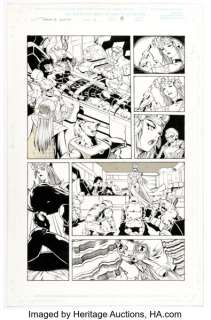 Kevin Lau and Sean Parsons Team X 2000 #1 Deathbird Story Page 13 Original Art (Marvel, 1999).