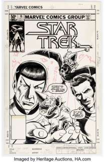 Luke McDonnell and Al Milgrom Star Trek #16 Cover Original Art (Marvel, 1981). | Heritage
