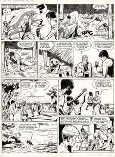 Aidans, Edouard - Planche originale - Les Franval T2 - Visa pour 3 Continents - (1966) | Catawiki