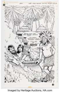 Don Lomax Case Morgan, Gumshoe Private Eye #1 Cover Original Art (Apple Press, 1991).