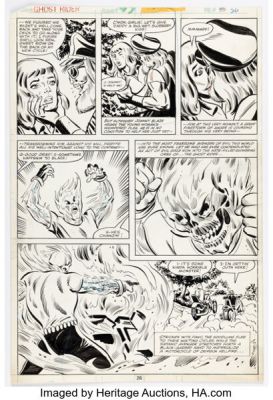 Don Perlin Ghost Rider #47 Story Page 15 Original Art (Marvel, 1980). | Heritage