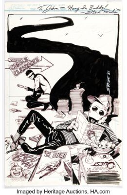 Steve Rude Amazing Heroes Preview Special #2 Cover Original Art (Fantagraphics, 1986). | Heritage