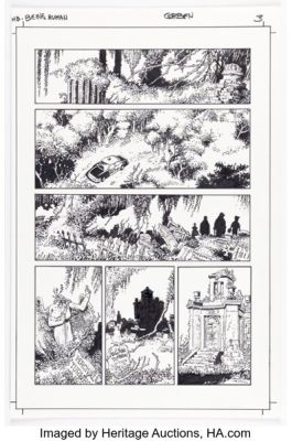 Richard Corben Hellboy: Being Human #nn Story Page 3 Original Art (Dark Horse, 2010). | Heritage