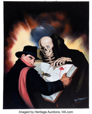 Fritz Gurney - The Shadow Painting Original Art (undated). | Heritage