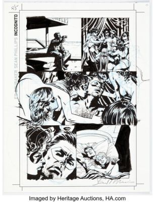 Sean Phillips Incognito #5 Story Page 5 Original Art (Marvel, 2009). | Heritage