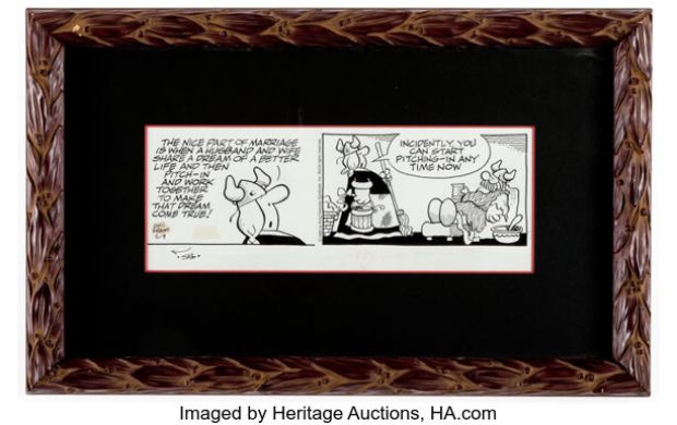 Chris Browne Hägar the Horrible Daily Comic Strip Original Art dated 2-9-99 (King Features Syndicate, 1999). | Heritage