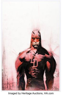 Sam Kieth - Daredevil Illustration Original Art (undated). | Heritage
