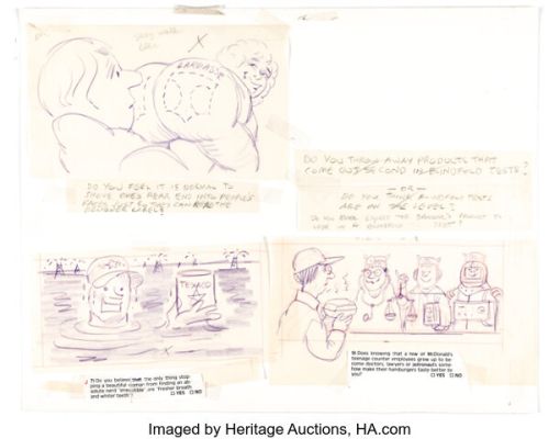 Al Jaffee MAD #329 "Everything You Ever Need to Know About Caning" Preliminaries Original Art Group of 7 (EC, 1994). (Total: 7 Original Art) | Heritage