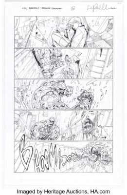 Filipe Andrade Fantastic Four: Road Trip Story Page 20 Original Art (Marvel, 2021).
