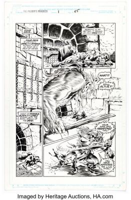 Seppo Makinen and Bob Downs Pilgrim‘s Progress Story Page 65 Original Art (Marvel, 1992).