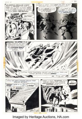 Gene Colan and Tom Palmer Tomb of Dracula #5 Story Page 15 Original Art (Marvel, 1972). | Heritage