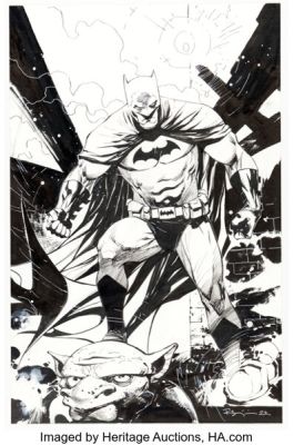 Ryan Benjamin - Batman Specialty Illustration Original Art (2022).