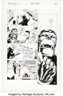 Richard Case and Stan Woch Doom Patrol #55 Story Page 7 Original Art (DC, 1992).