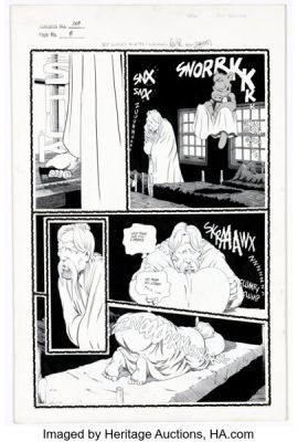 Dave Sim and Gerhard Cerebus #169 Story Page 8 Original Art (Aardvark-Vanaheim, 1993). | Heritage