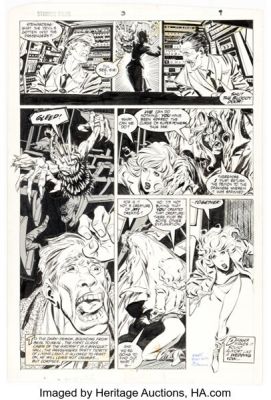Bret Blevins and Al Williamson Strange Tales #3 Story Page 9 Original Art (Marvel, 1987). | Heritage
