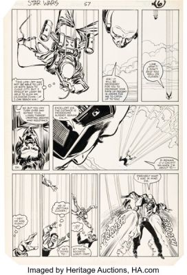 Walt Simonson and Tom Palmer Star Wars #57 Story Page 4 Original Art (Marvel, 1982). | Heritage