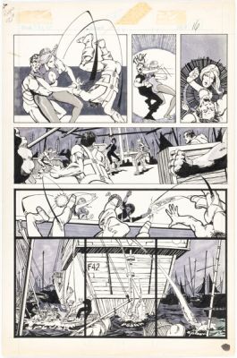Marshall Rogers The Deadly Hands of Kung Fu #32 Daughters of the Dragon First Appearance Issue Story Page 16 Original Art (Marvel, 1977). | Heritage