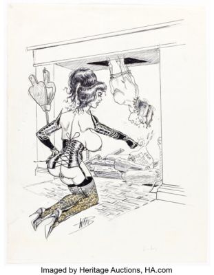 Bill Ward - Adult Single Panel Gag Cartoon Illustration Original Art (c. 1980s). | Heritage